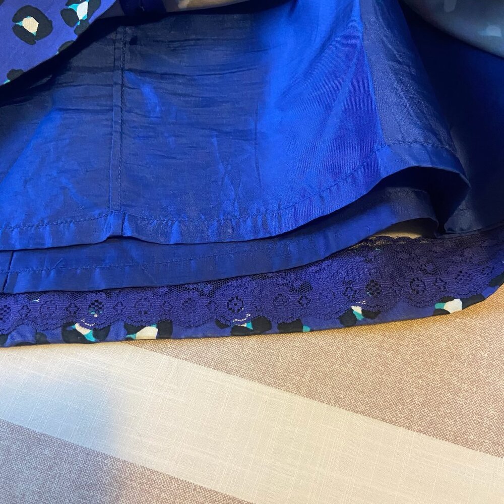 EUC Kate Spade Silk Blend Dawson Cyber Cheetah Sz 6 - Picture 8 of 10